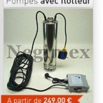 Fournisseur pompe immergée Negimex
