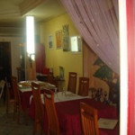 Une salle de restaurant agr�able et conviviale