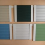 Volets roulants en couleur