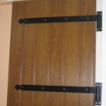 Volet PVC teinté imitation bois