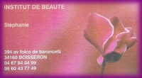 Esth�ticienne � Boisseron Institut St�phanie