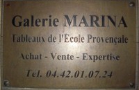 Achat Tableaux et Galerie d'Art Cassis Galerie Marina