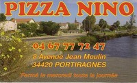 Pizza � domicile Portiragnes, une seule adresse Pizza Nino