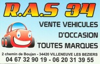 Pi�ces d�tach�es auto Villeneuve les B�ziers Garage RAS 34