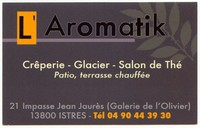 Salon de th�, glacier � Istres allez chez Aromatik, cr�perie � Istres