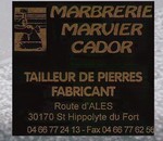 Tailleur de Pierre Languedoc Roussillon La Marbrerie Marvier Cador
