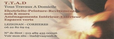 Rev�tement, Peintre �lectricien Lezignan  T.T.A.D